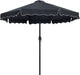 Amalfi - Aluminum Patio Umbrella - Light Brown Base / Black Pole - Simple Home Plus