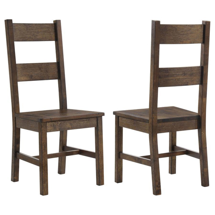 Coleman - Dining Side Chair (Set of 2) - Rustic Golden Brown - Simple Home Plus
