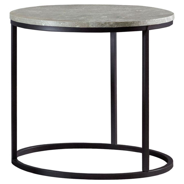 Lainey - Round Faux Marble Side End Table - Simple Home Plus