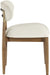 Riccio - Fabric Dining Side Chair (Set of 2) - Walnut Frame - Simple Home Plus