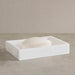 Clear Resin - Bath Accessories Set - Frosted White - Simple Home Plus
