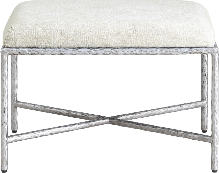 Valley - Bench With Silver Frame - Simple Home Plus