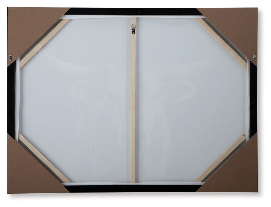 Harlandale - Black / White / Brown - Wall Art - Simple Home Plus