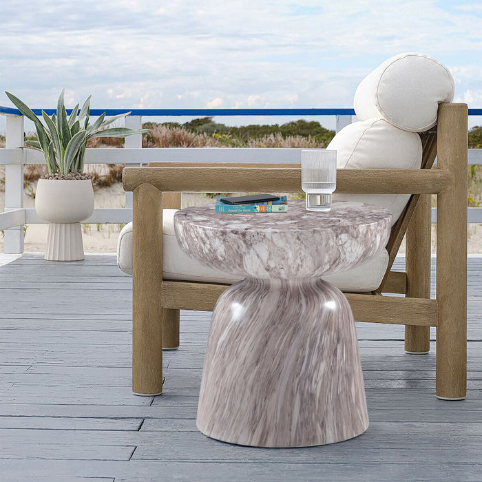 Avellino - Concrete End Table - Simple Home Plus