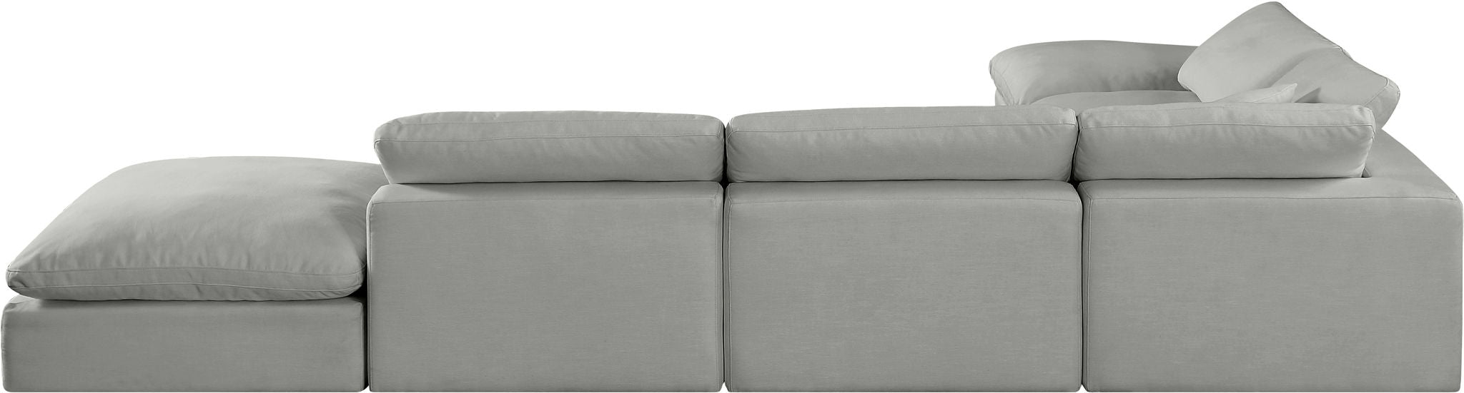 Comfy - 6 Piece Linen Modular Sectional - Simple Home Plus