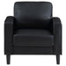 Ruth - Upholstered Track Arm Accent Chair - Simple Home Plus