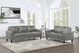 Ruth - Upholstered Track Arm Sofa Set - Simple Home Plus
