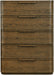 Tiberio - Oak Veneer And Solid Wood Chest - Simple Home Plus