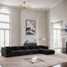 Shaggy - 5 Piece Modular Sectional With Chaise - Simple Home Plus
