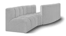 Arc - Boucle Fabric 4 Piece Sofa - Simple Home Plus