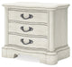 Arlendyne - Antique White - Three Drawer Night Stand - Simple Home Plus