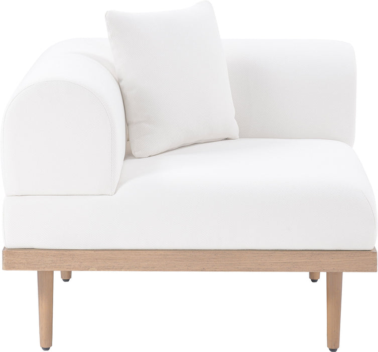 Laguna - Resilient Water Resistant Fabric Upholstered Outdoor Patio Modular Corner Chair - Simple Home Plus