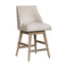 Winfield - Swivel Counter Stool - Gray - Simple Home Plus