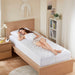 Microfiber Zoned - Twin Heated Mattress Pad - White - Simple Home Plus