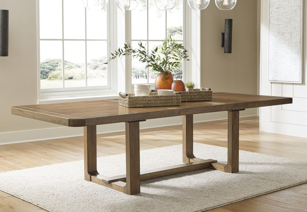 Cabalynn - Rectangular Dining Room Extension Table - Light Brown