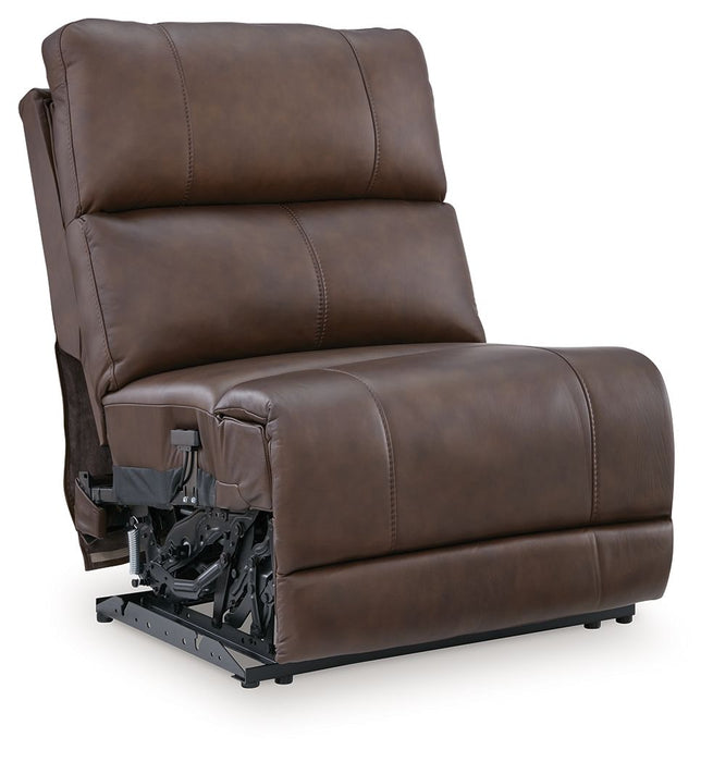 Bleckley - Power Armless Recliner With Adjustable Headrest - Espresso - Simple Home Plus
