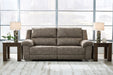 Laresview - Fossil - 2 Seat Reclining Sofa - Simple Home Plus
