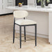 Riccio - Stool - Black And Gold Frame - Simple Home Plus