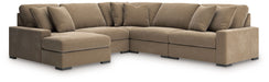 Calden - 5-Piece Sectional With LAF Corner Chaise - Sable - Simple Home Plus