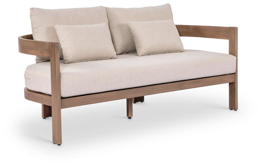 Newport - Water Resistant Fabric 65" Upholstered Outdoor Patio Loveseat - Simple Home Plus