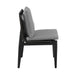 Cayman - Outdoor Patio Dining Chairs In Aluminum With Gray Cushions - (Set Of 2) - Simple Home Plus