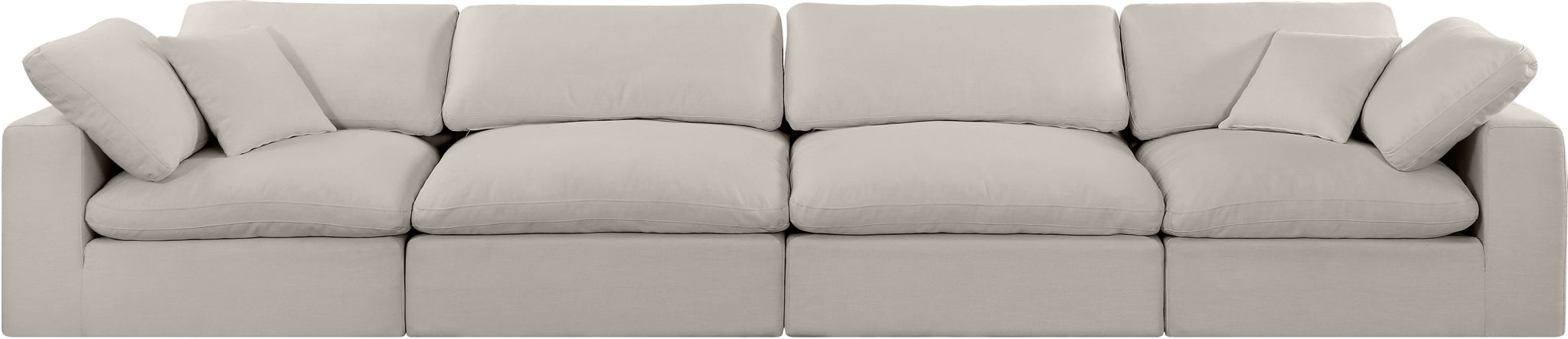 Comfy - Linen Modular Sofa 4 Seats - Simple Home Plus