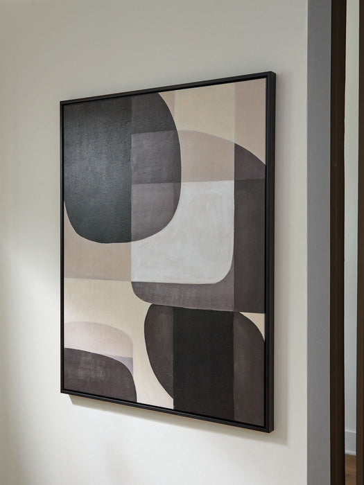 Kesleigh - Black / White - Wall Art - Simple Home Plus