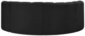 Arc - Boucle Fabric 4 Piece U-Shaped Modular Sofa - Simple Home Plus