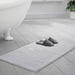 Marshmallow - 24" x 72" Bath Rug - Pearl Silver - Simple Home Plus