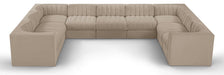 Rummi - Velvet Performance Fabric Upholstered 9 Piece Modular Sectional - Simple Home Plus