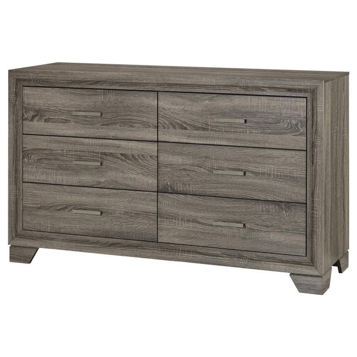 Wright - 6-Drawer Dresser Cabinet - Simple Home Plus