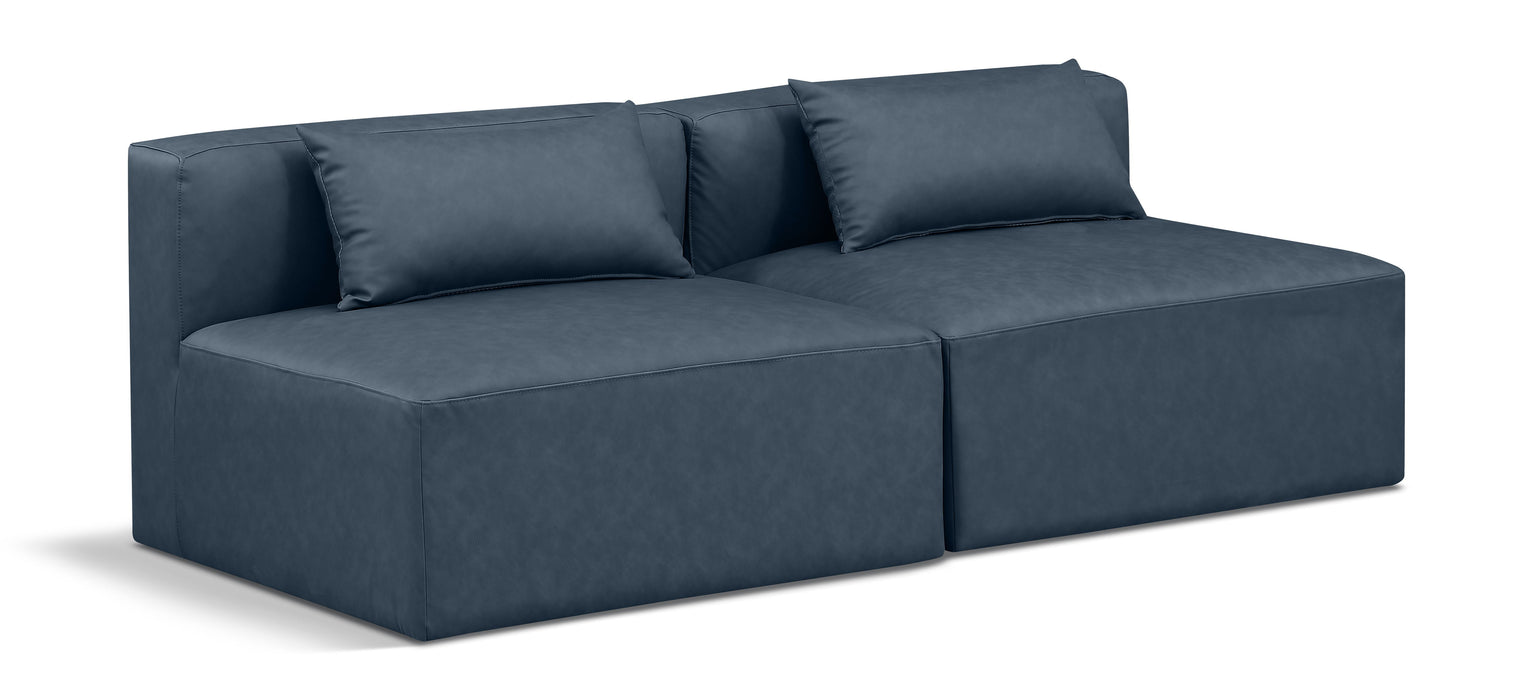 Cube - Modular 2 Seat Armless Sofa - Simple Home Plus