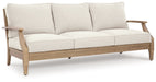 Carter Hall - Sofa With Cushion - Beige - Simple Home Plus