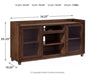 Starmore - Brown - XL TV Stand w/Fireplace Option - Simple Home Plus