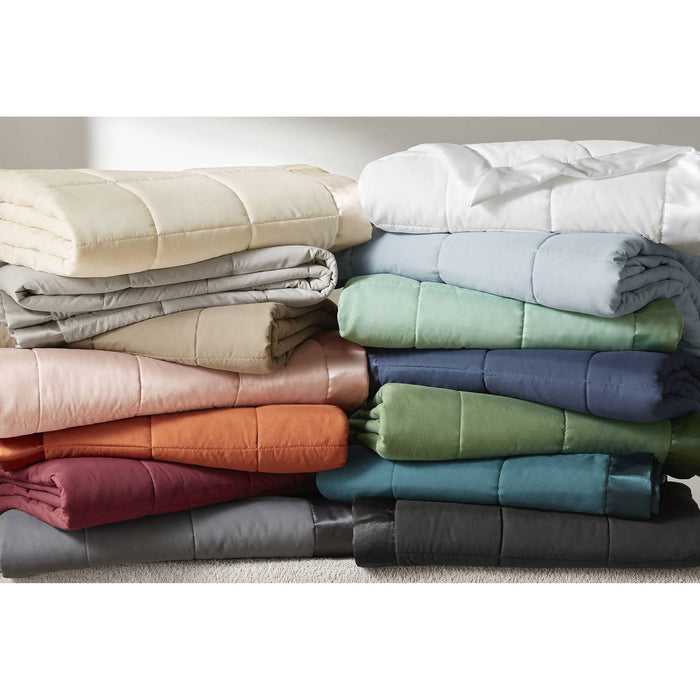 Windom - All Season Hypoallergenic Twin Blanket With 3M Scotchgard - Cream - Simple Home Plus