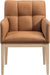 Adrian - Dining Arm Chair (Set of 2) - Light Brown Legs - Simple Home Plus