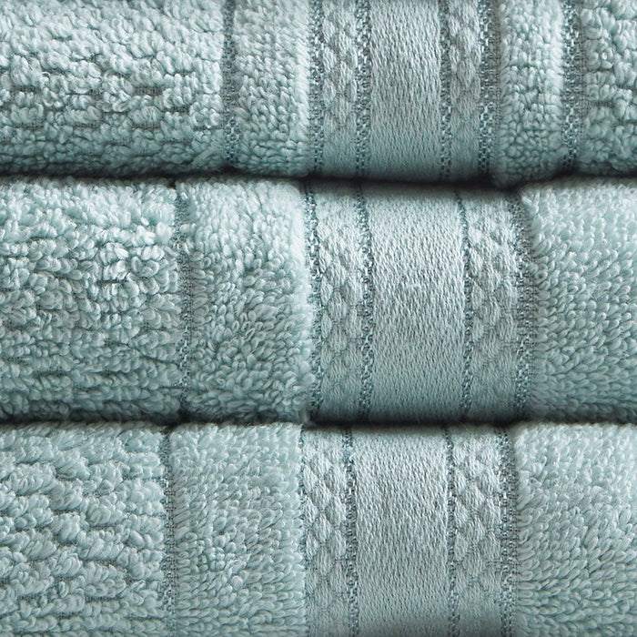Adrien - 6 Piece Towel Set - Seafoam - Simple Home Plus