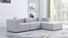 Cube - Linen 4 Piece Modular Sectional With Chaise - Simple Home Plus