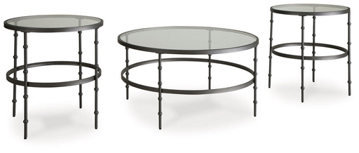 Kellyco - Gunmetal - Occasional Table Set (Set of 3) - Simple Home Plus