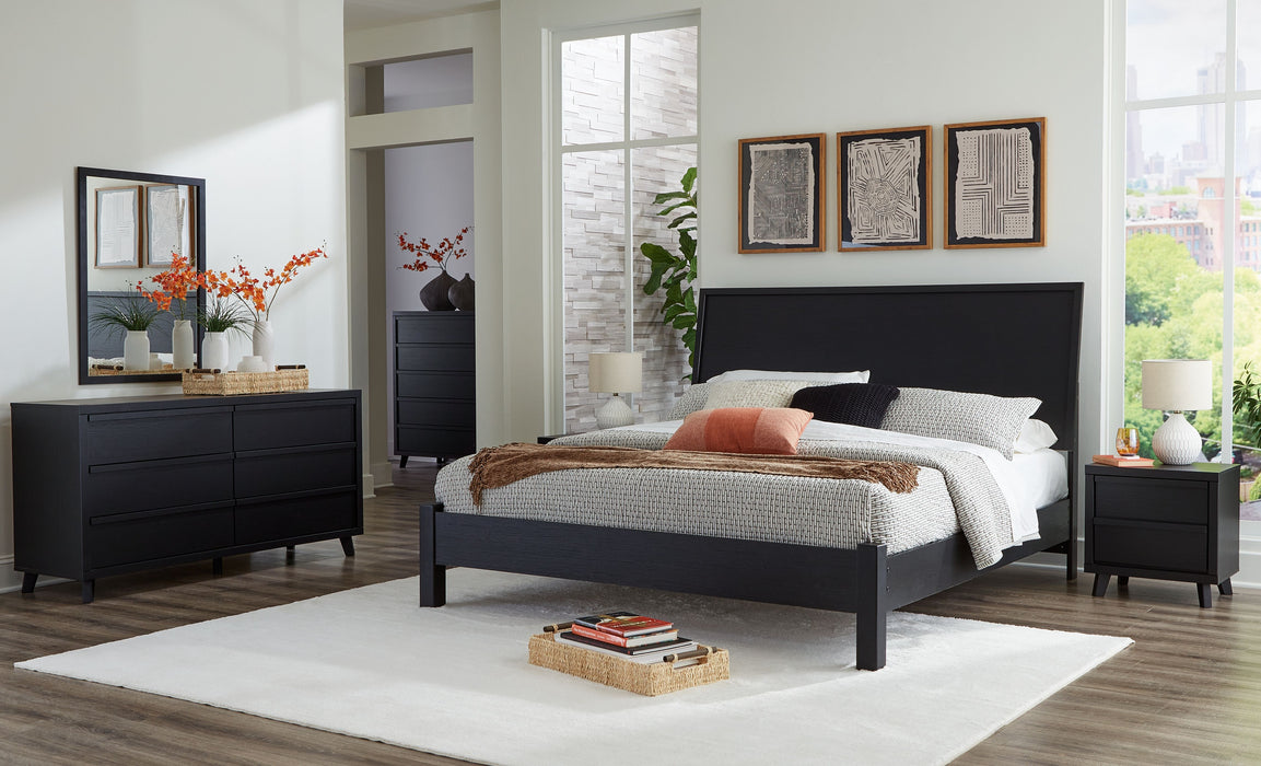 Danziar - Panel Bed With Low Footboard Set - Simple Home Plus