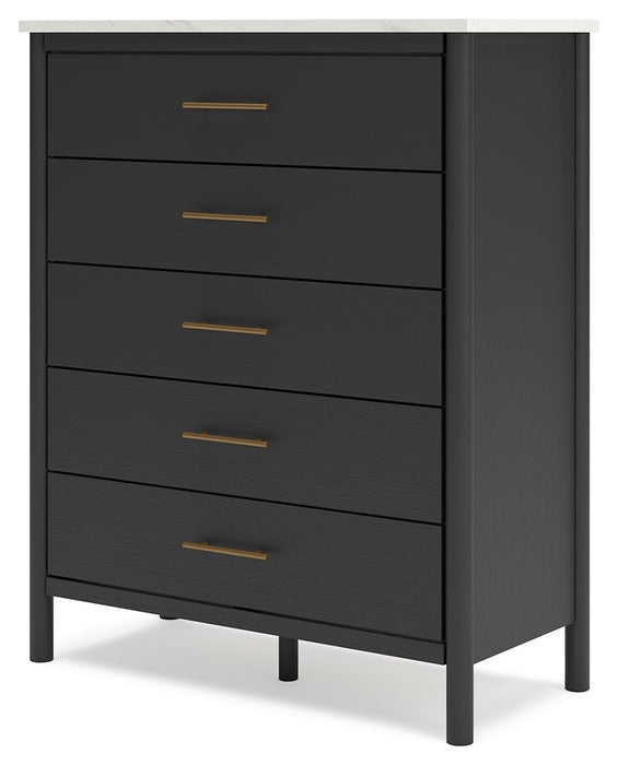 Cadmori - Five Drawer Wide Chest - Simple Home Plus