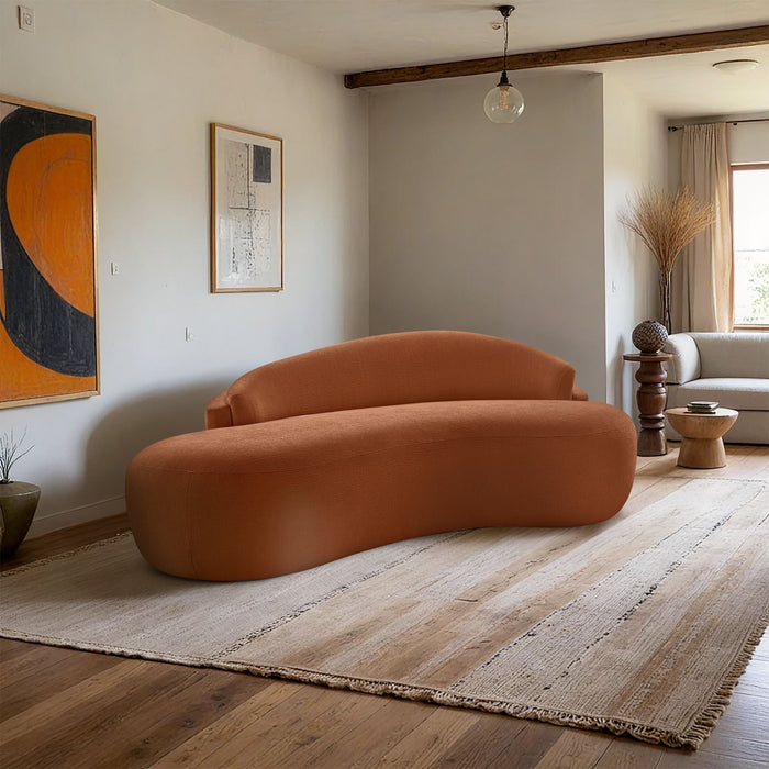 Caspian - Chenille Fabric Upholstered Loveseat - Simple Home Plus