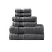 Luce - 6 Piece Towel Set - Charcoal - Simple Home Plus