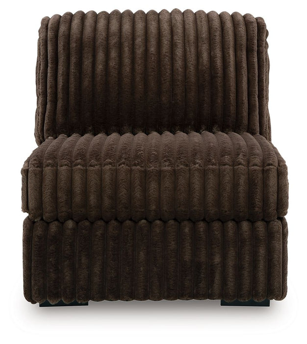 Midnight-Madness - Armless Chair - Chocolate - Simple Home Plus