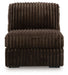 Midnight-Madness - Armless Chair - Chocolate - Simple Home Plus