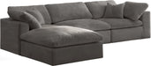Cozy - 4 Piece Modular Sectional With Chaise - Simple Home Plus