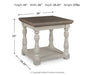 Havalance - Rectangular End Table - Gray / White AS-IS - Simple Home Plus