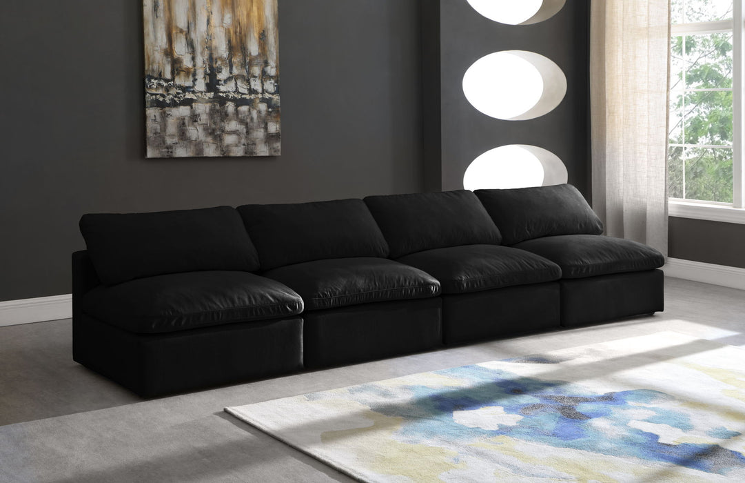 Plush - Modular Armless 4 Seat Sofa - Simple Home Plus