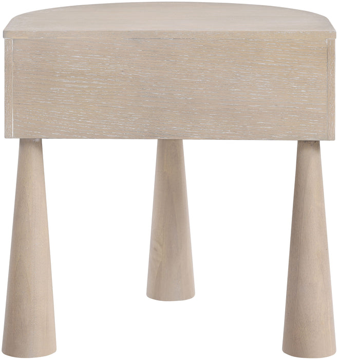 Oasis - Acacia Veneer And Solid Wood Night Stand - Simple Home Plus