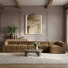 Rummi - Velvet Performance Fabric Upholstered 6 Piece Modular Sectional, L-Shaped (Right) - Simple Home Plus